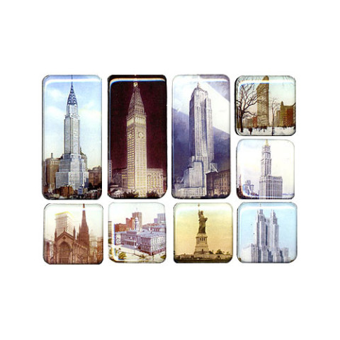 New York Postcards Museum Magnets