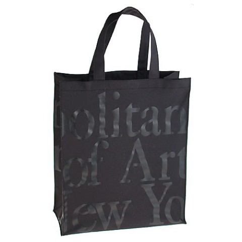 Large Logo Bag-Black On Black - (14 1/2" H X 12 1/8" W)