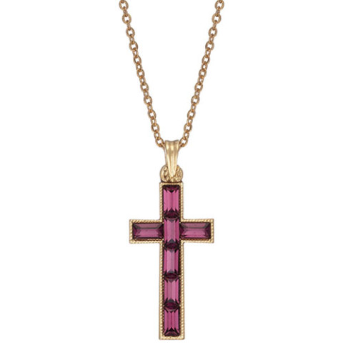 Pectoral Cross with Crystals Pendant
