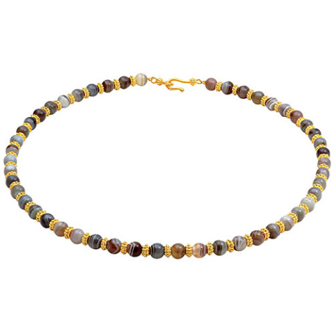 Hellenistic Agate Bead Necklace