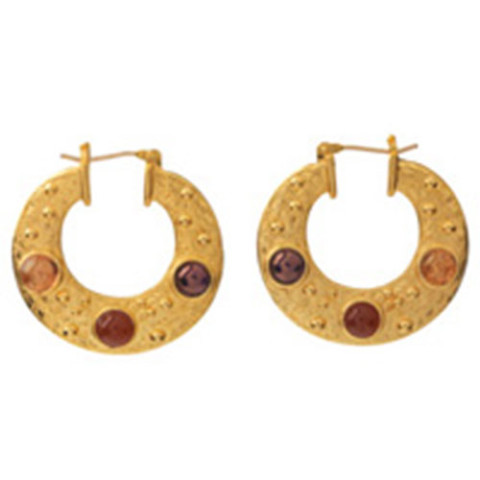 Cypriot Crescent-Shaped Earrings (small 2-sided)