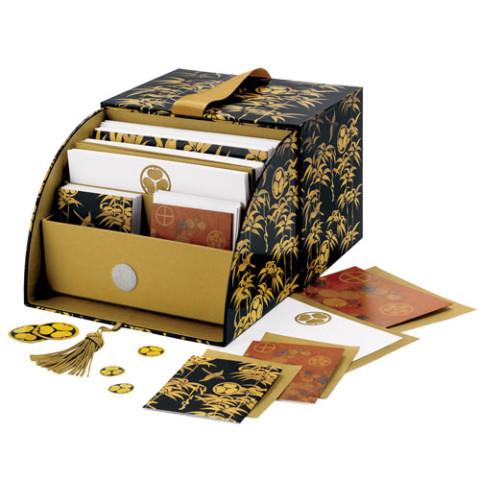 Japanese Lacquer Deluxe Notecard Box