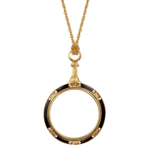 Russian Imperial Magnifier Pendant Necklace